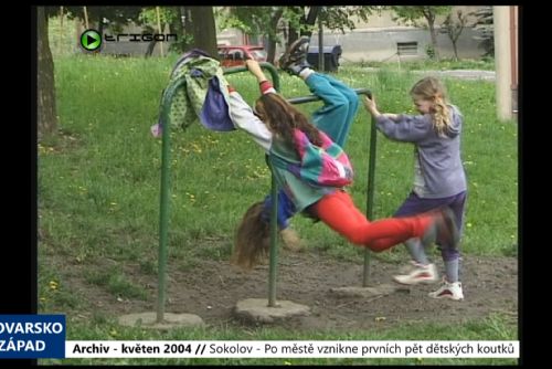 obrázek:2004 – Sokolov: Po městě vznikne prvních pět dětských koutků (TV Západ)