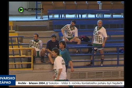 obrázek:2004 – Sokolov: Vítězi 5. ročníku Konšelského poháru byli Nejdečtí (TV Západ)