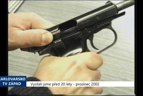 Foto: 2002 – Region: Nový zákon o zbraních rozšíří kompetence Policie (TV Západ)