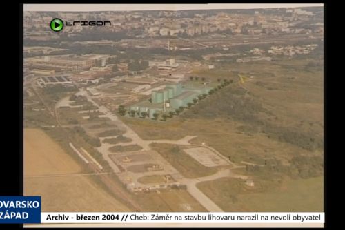 Foto: 2004 – Cheb: Záměr na stavbu lihovaru narazil na nevoli obyvatel (TV Západ)