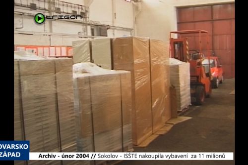 Foto: 2004 – Sokolov: ISŠTE nakoupila vybavení  za 11 milionů (TV Západ)