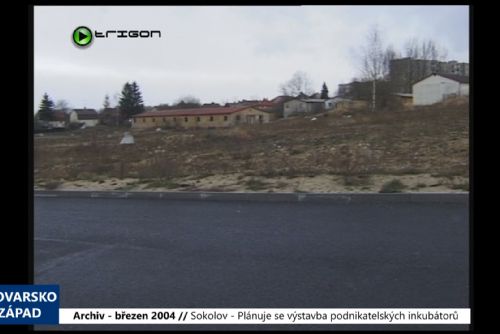 Foto: 2004 – Sokolov: Plánuje se výstavba podnikatelských inkubátorů (TV Západ)