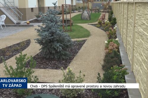 Foto: Cheb: DPS Spáleniště má opravené prostory a novou zahradu (TV Západ)
