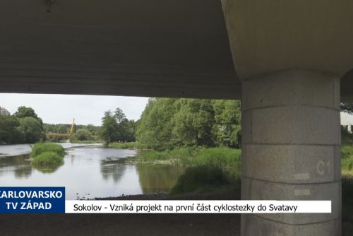 Foto: Sokolov: Vzniká projekt na první část cyklostezky do Svatavy (TV Západ)