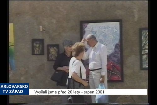 Foto: 2001 –  Ostroh: Na hradě Seeberg proběhlo tvůrčí sympozium (TV Západ)