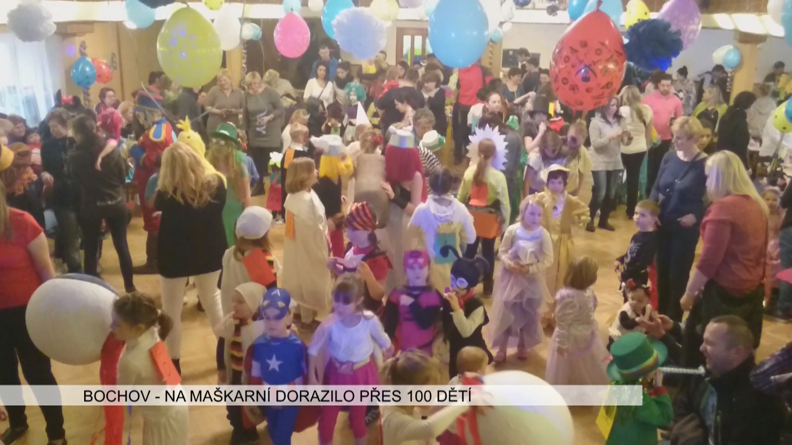 Bochov: Na maškarní dorazilo přes 100 dětí (TV Západ)