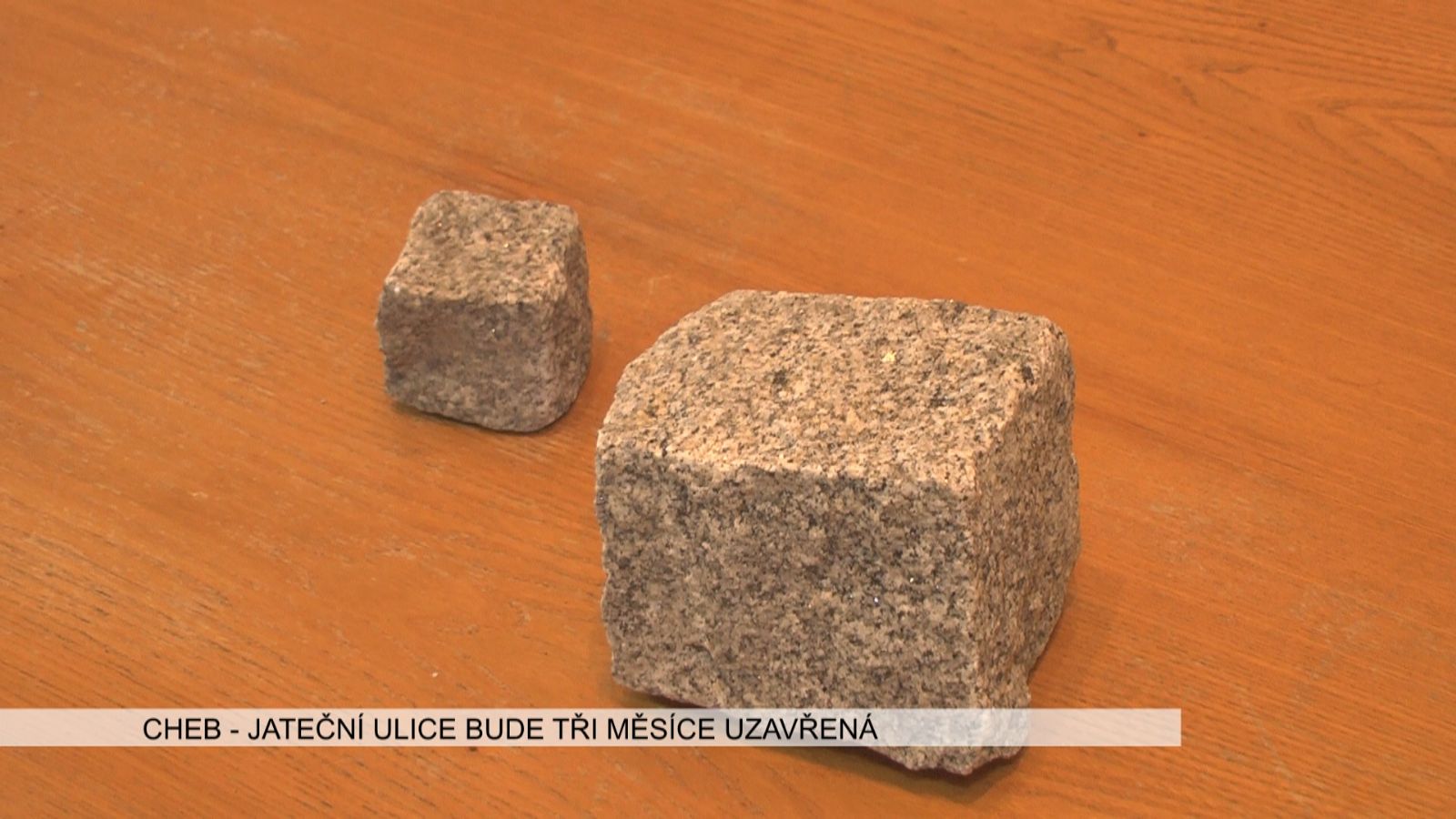 Cheb: Jateční ulice bude tři měsíce uzavřená (TV Západ)
