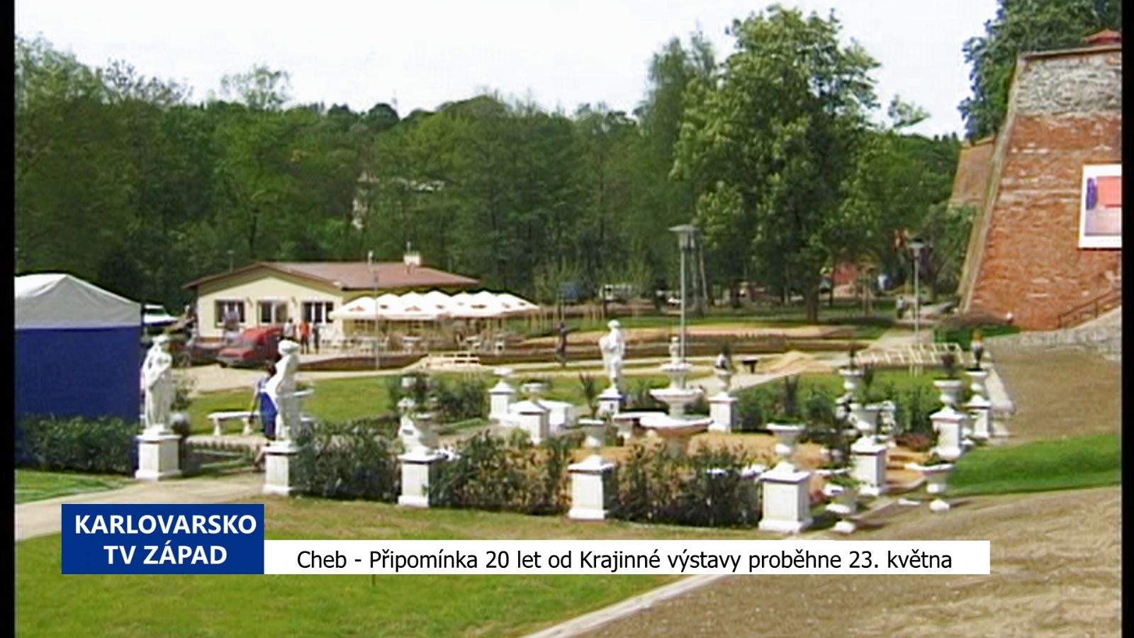 Cheb: Připomínka 20 let od Krajinné výstavy proběhne 23. května (TV Západ)