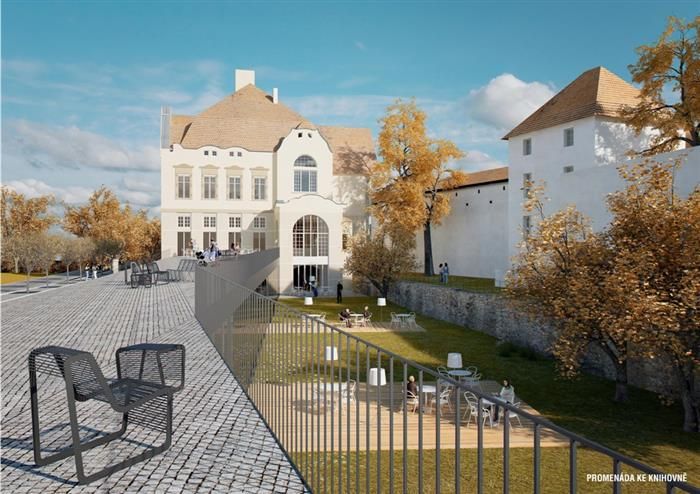 obrázek: Cheb: Projekt přístavby knihovny pokračuje