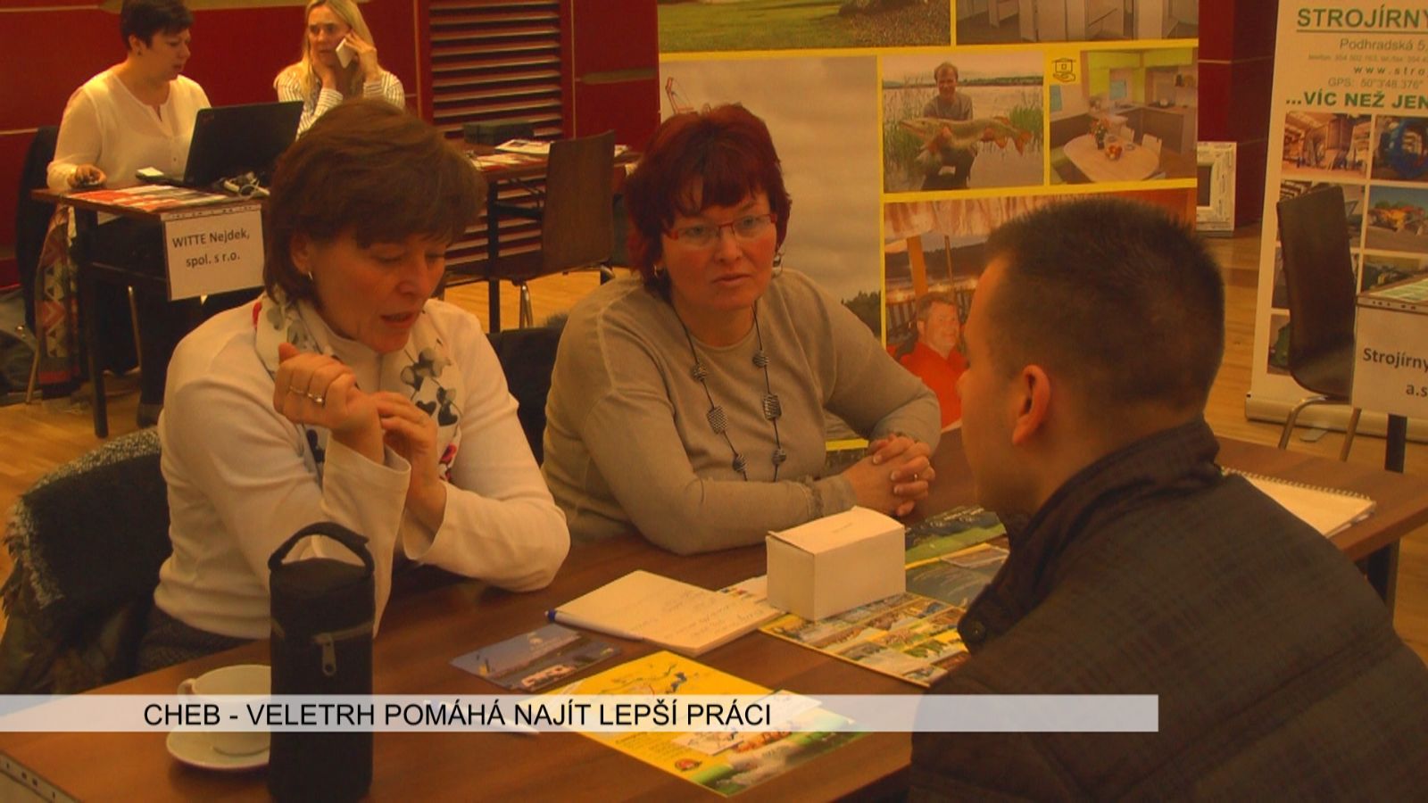 Cheb: Veletrh pomáhá najít lepší práci (TV Západ)