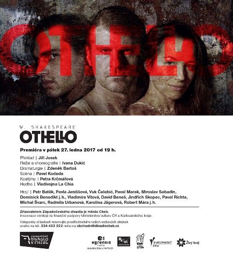 obrázek: Cheb: Západočeské divadlo zve na představení Othello