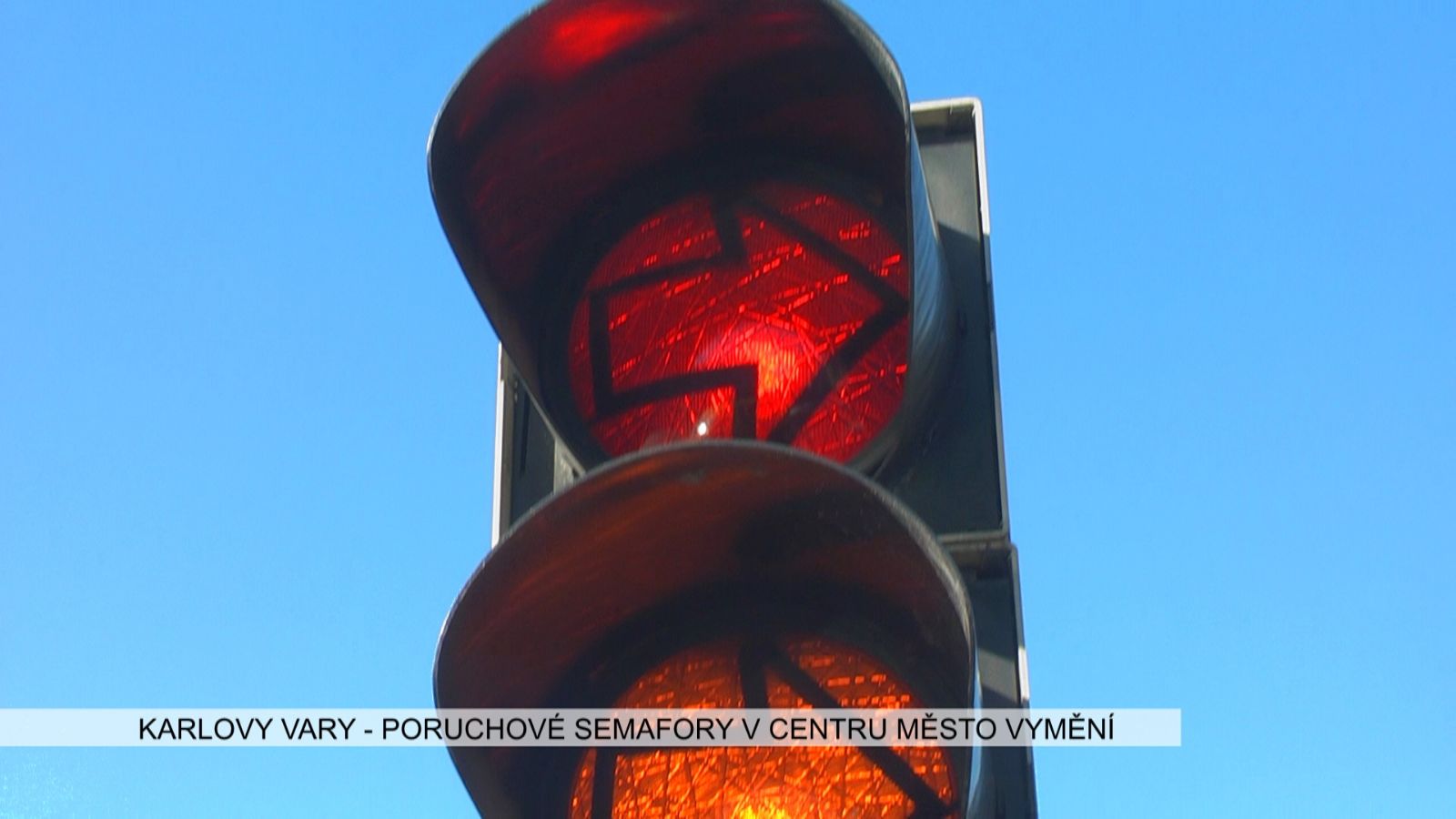 Karlovy Vary: Poruchové semafory v centru město vymění (TV Západ)