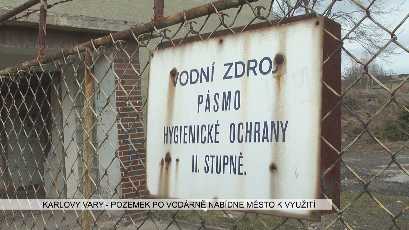 Karlovy Vary: Pozemek po vodárně nabídne město k využití (TV Západ)