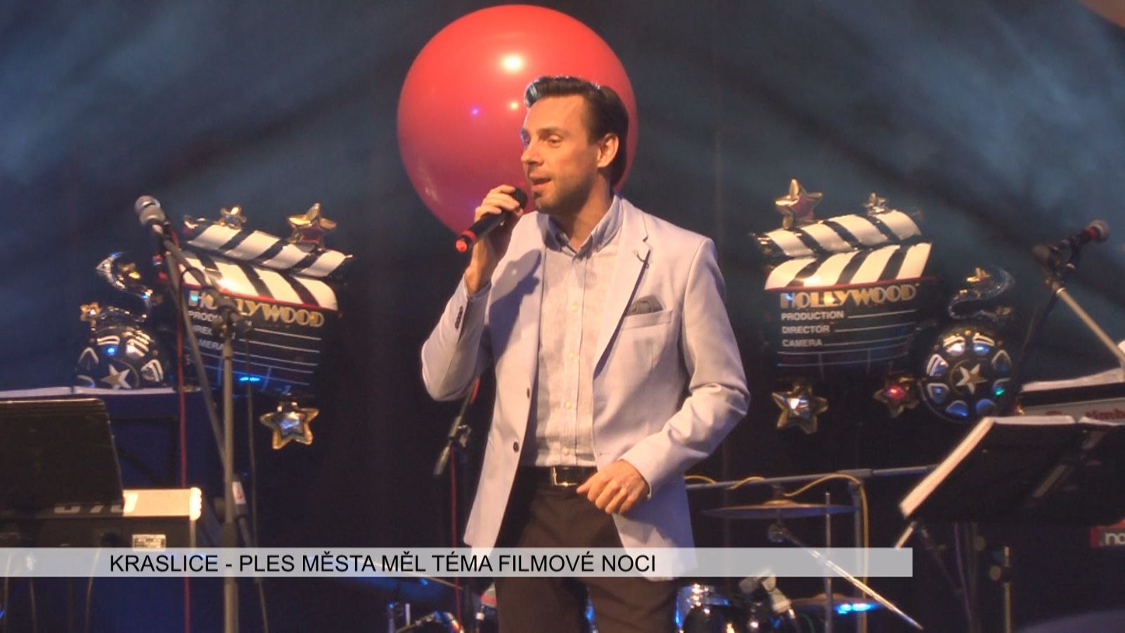 obrázek: Kraslice: Ples města měl téma Filmové noci (TV Západ)