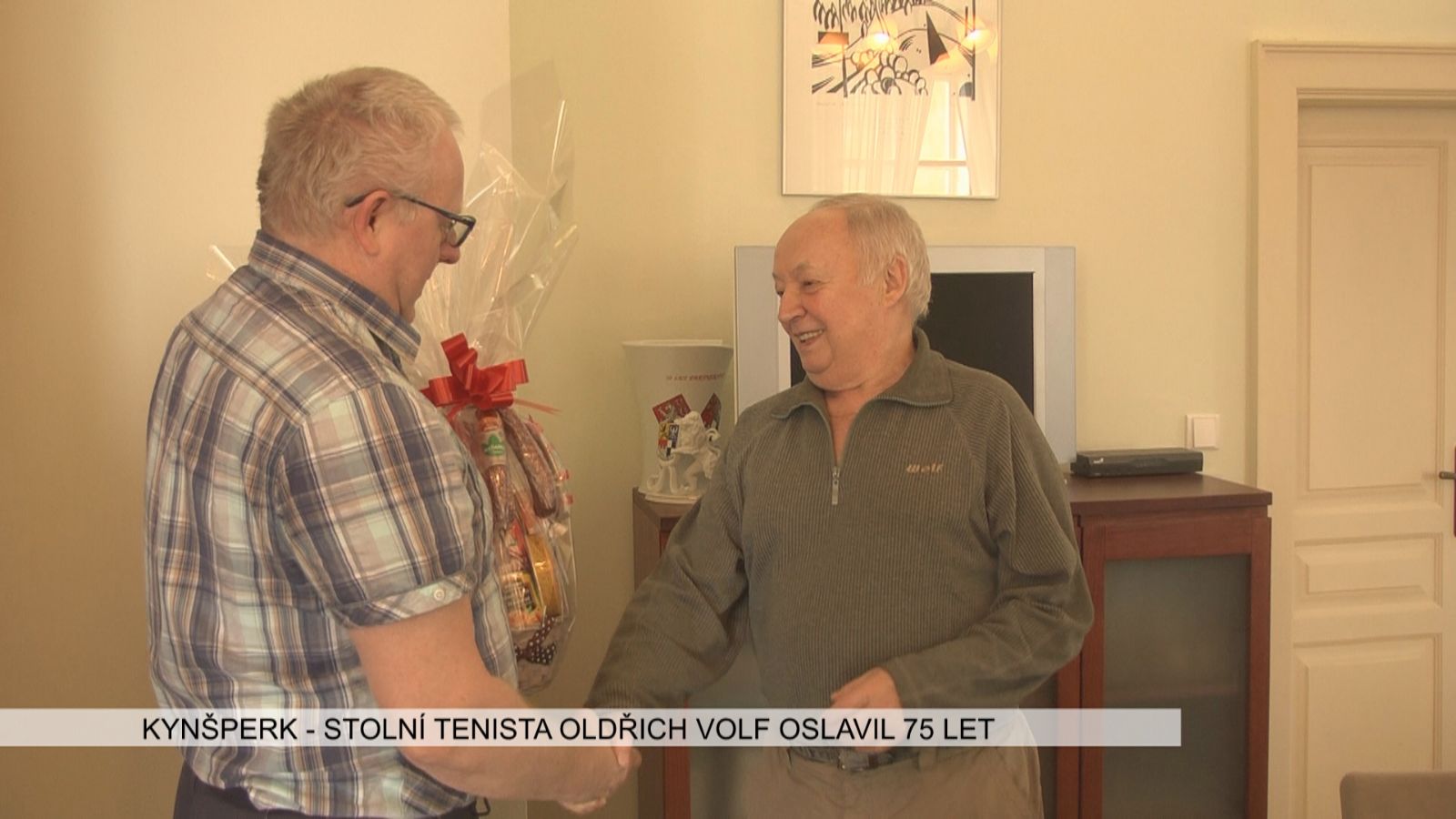 Kynšperk: Stolní tenista Volf oslavil 75 let (TV Západ)