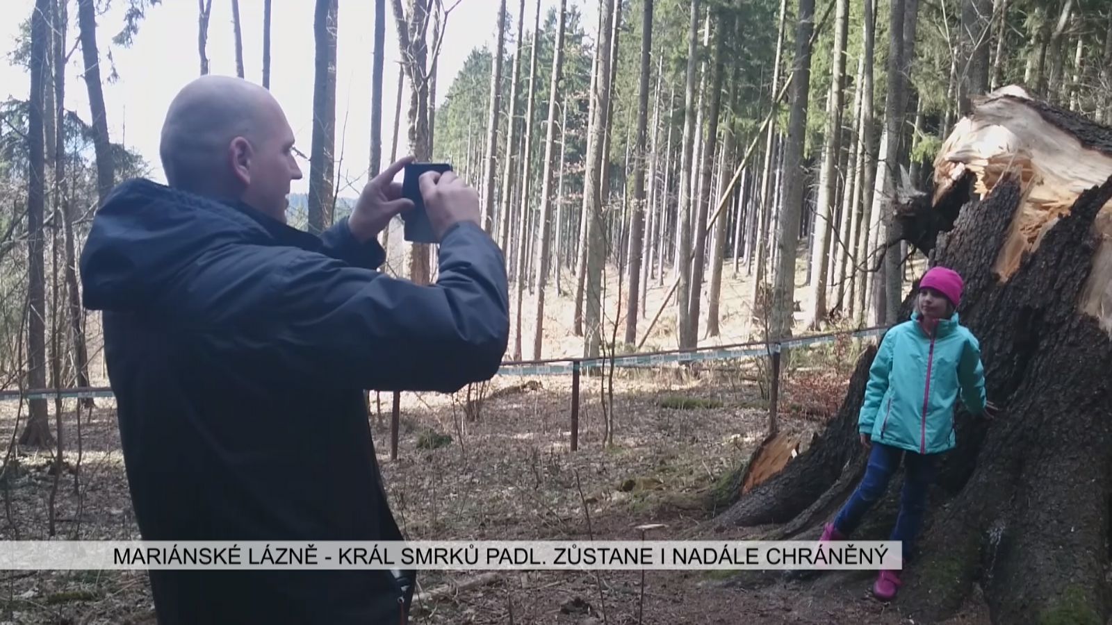 Mariánské Lázně: Král smrků padl (TV Západ)