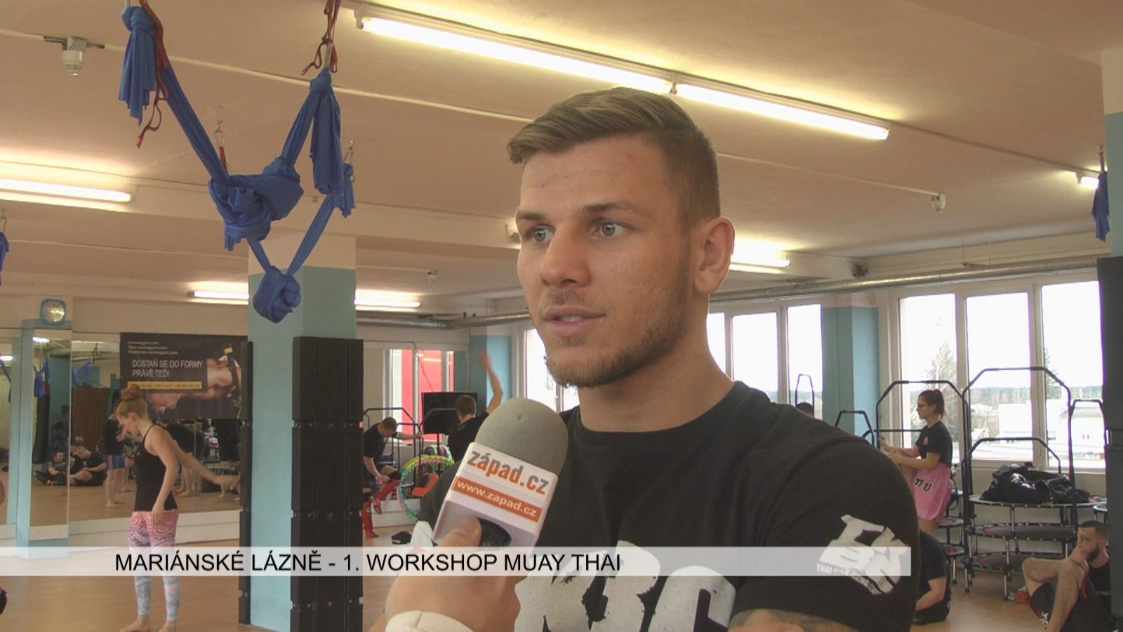 Mariánské Lázně: První workshop Muay Thai se šampiónem Kohoutem (TV Západ)