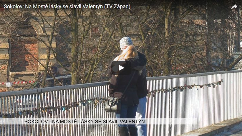 Sokolov: Na Mostě lásky se slavil Valentýn (TV Západ)