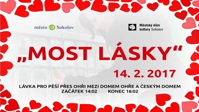 obrázek: Sokolov: Na Valentýna proběhne akce na Mostě lásky