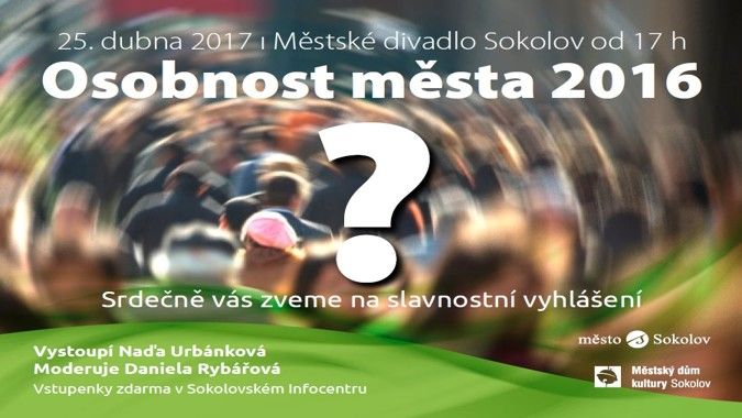 obrázek: Sokolov: Navrhněte Osobnost města. Zítra anketa končí!