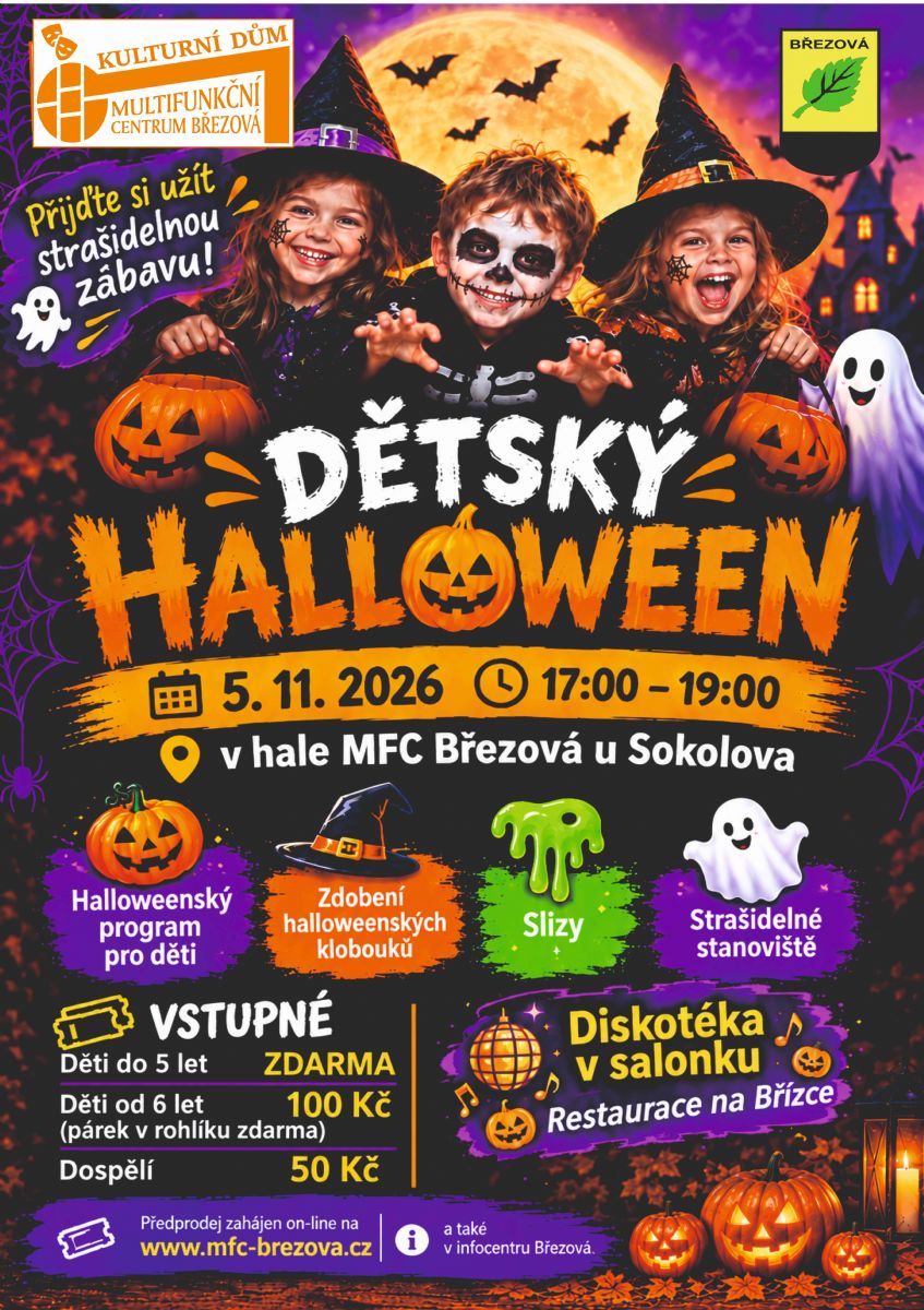Dětský Halloween 2026