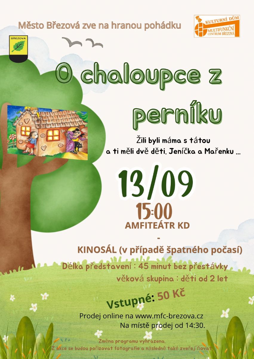 O chaloupce z perníku
