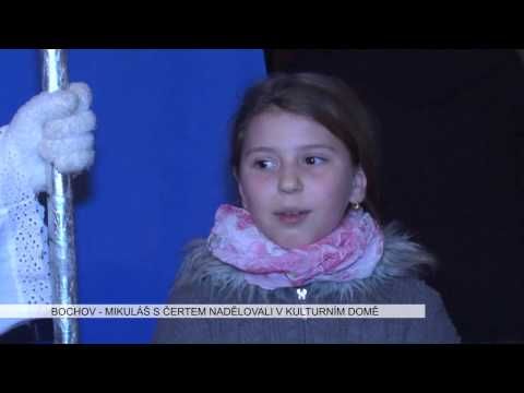 Bochov: Mikuláš s čertem nadělovali v kulturním domě (TV Západ)