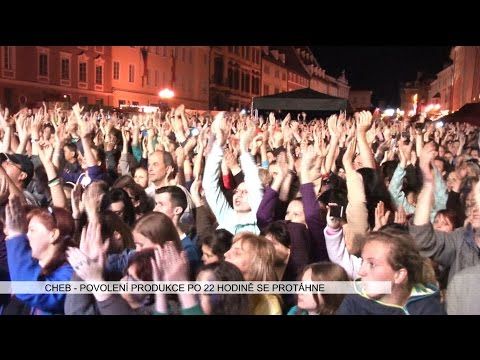 Cheb: Povolení produkce po 22. hodině se protáhne (TV Západ)