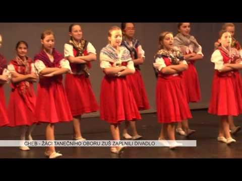 Cheb: Žáci tanečního oboru zaplnili divadlo (TV Západ)