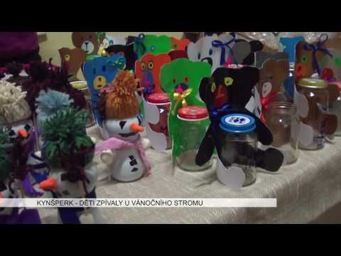 Kynšperk: Děti zpívaly u vánočního stromu (TV Západ)