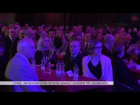 Cheb: Na novoročním setkání získaly ocenění tři osobnosti (TV Západ)