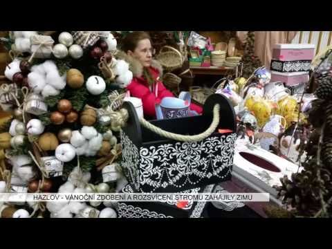 Hazlov: Vánoční zdobení a rozsvícení stromu zahájily zimu (TV Západ)