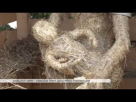Karlovy Vary: Vánoční trhy jsou před Thermalem (TV Západ)