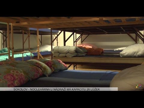Sokolov: Noclehárna poskytne spaní pro 26 lidí bez domova (TV Západ)