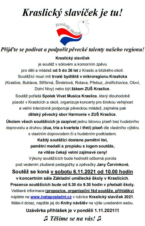 Kraslický slavíček