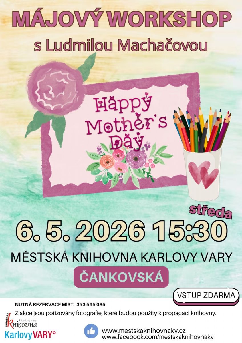 MÁJOVÝ WORKSHOP S LUDMILOU MACHAČOVOU