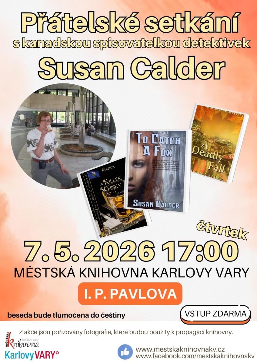 SETKÁNÍ S KANADSKOU SPISOVATELKOU SUSAN CALDER