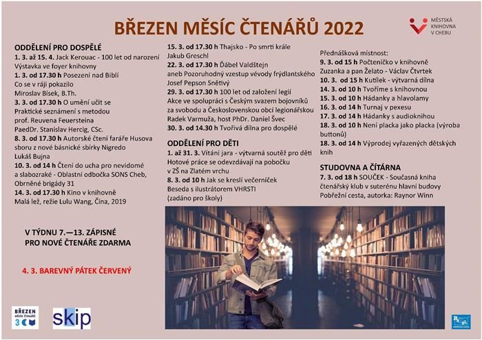 Cheb: Březen v knihovně nabídne zajímavé programy jak pro dospělé, tak pro děti