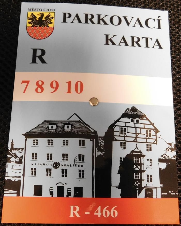 obrázek: Cheb: Výdej parkovacích karet na rok 2022 začne 4. ledna