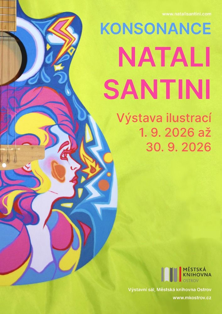 Natali Santini - Konsonance (výstava ilustrací) v Ostrově n. O.
