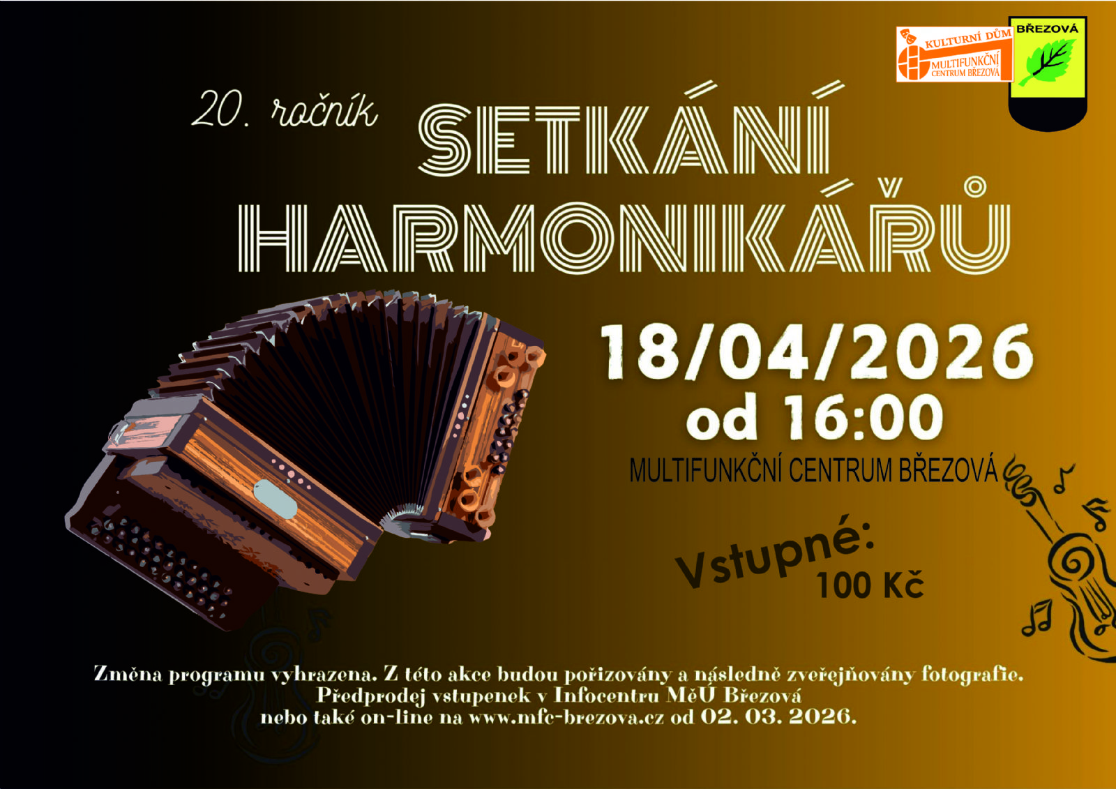 Setkání harmonikářů 2026