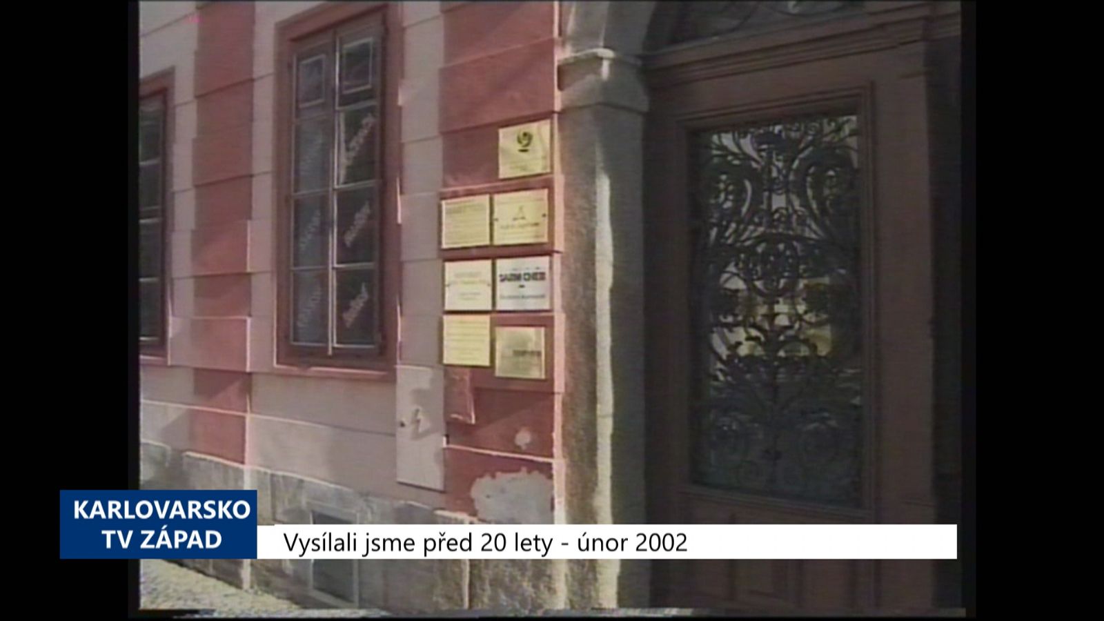 2002 – Cheb: Sazby za pronájmy se budou upravovat podle inflace (TV Západ)