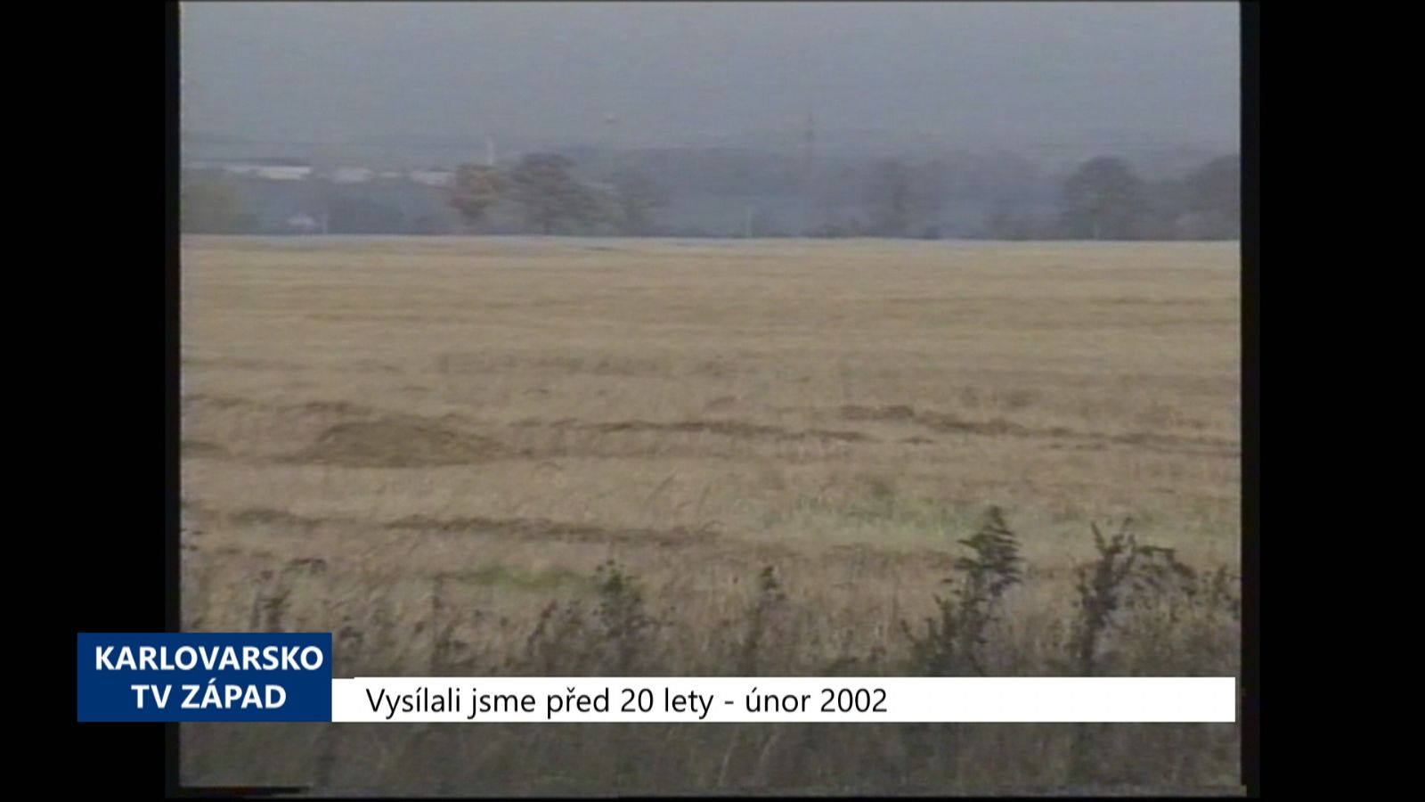 2002 – Cheb: Výběr zasíťování Průmyslového parku má zelenou (TV Západ)