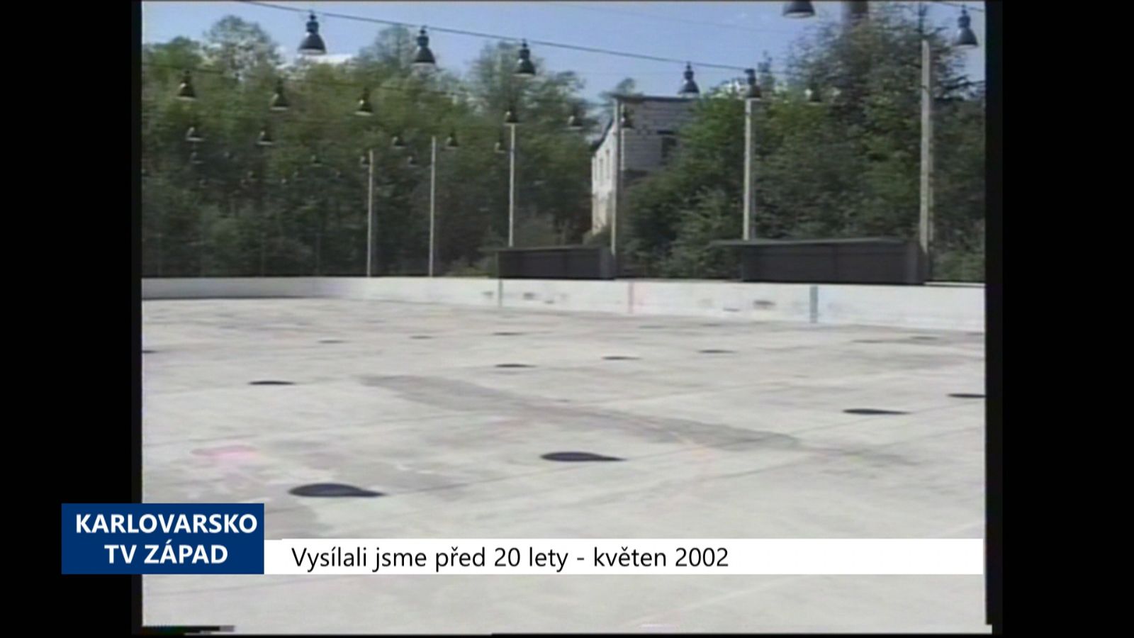 2002 – Cheb: Zastřešení zimního stadionu má začít ještě letos (TV Západ)