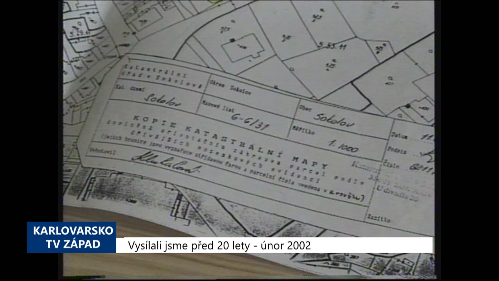 2002 – Sokolov: Město dohledává svůj historický majetek (TV Západ)
