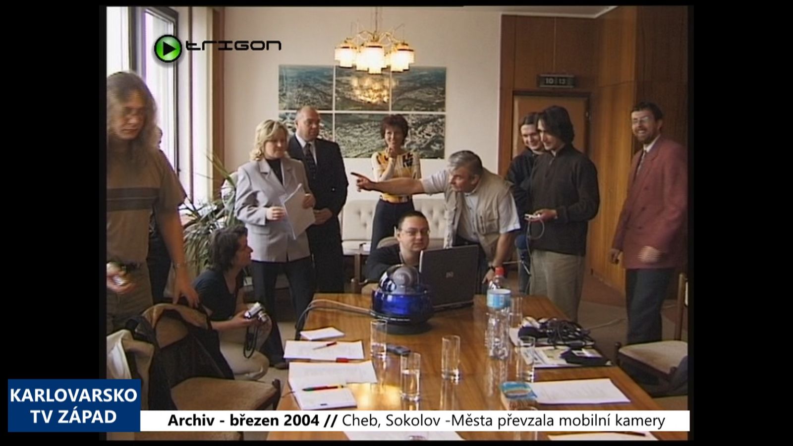 2004 – Cheb, Sokolov: Města převzala mobilní kamery (TV Západ)