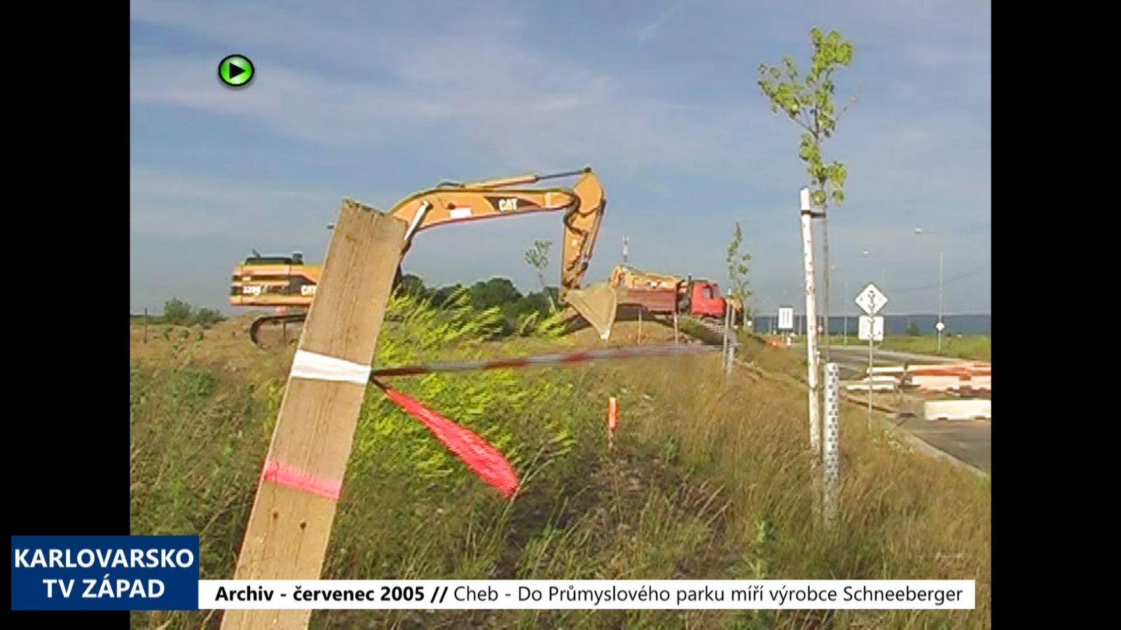2005 – Cheb: Do Průmyslového parku míří výrobce Schneeberger (TV Západ)