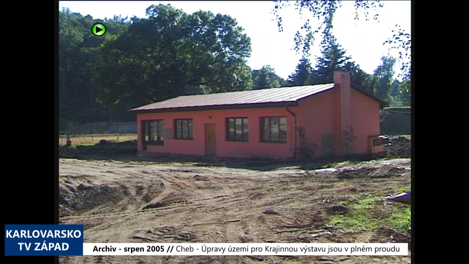 2005 – Cheb: Úpravy území pro Krajinnou výstavu jsou v plném proudu (TV Západ)