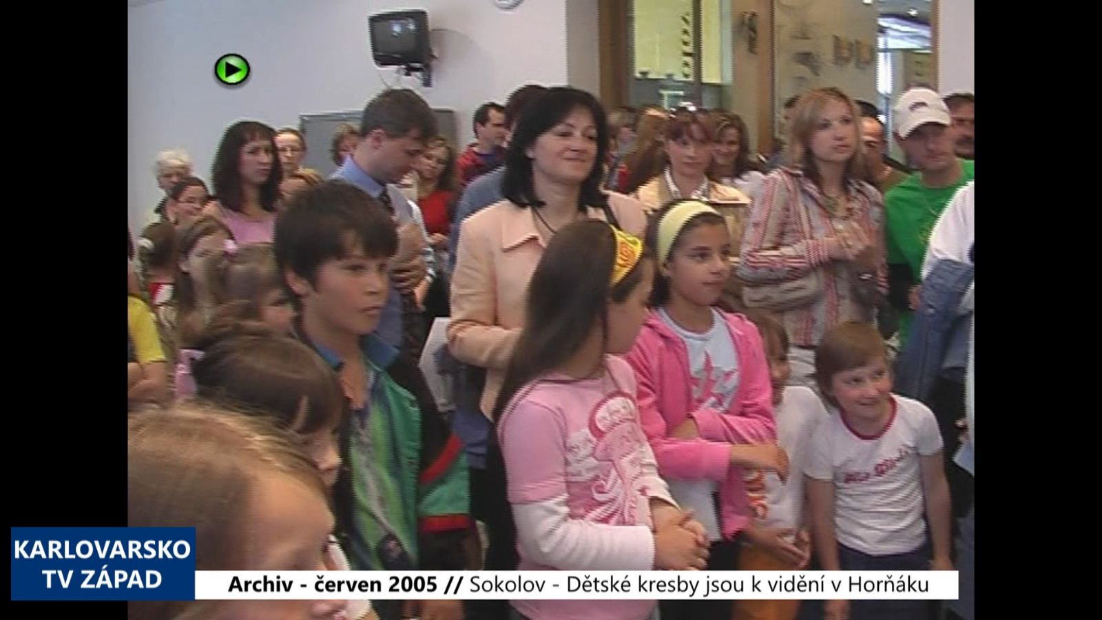 2005 – Sokolov: Dětské kresby jsou k vidění v Horňáku (TV Západ)