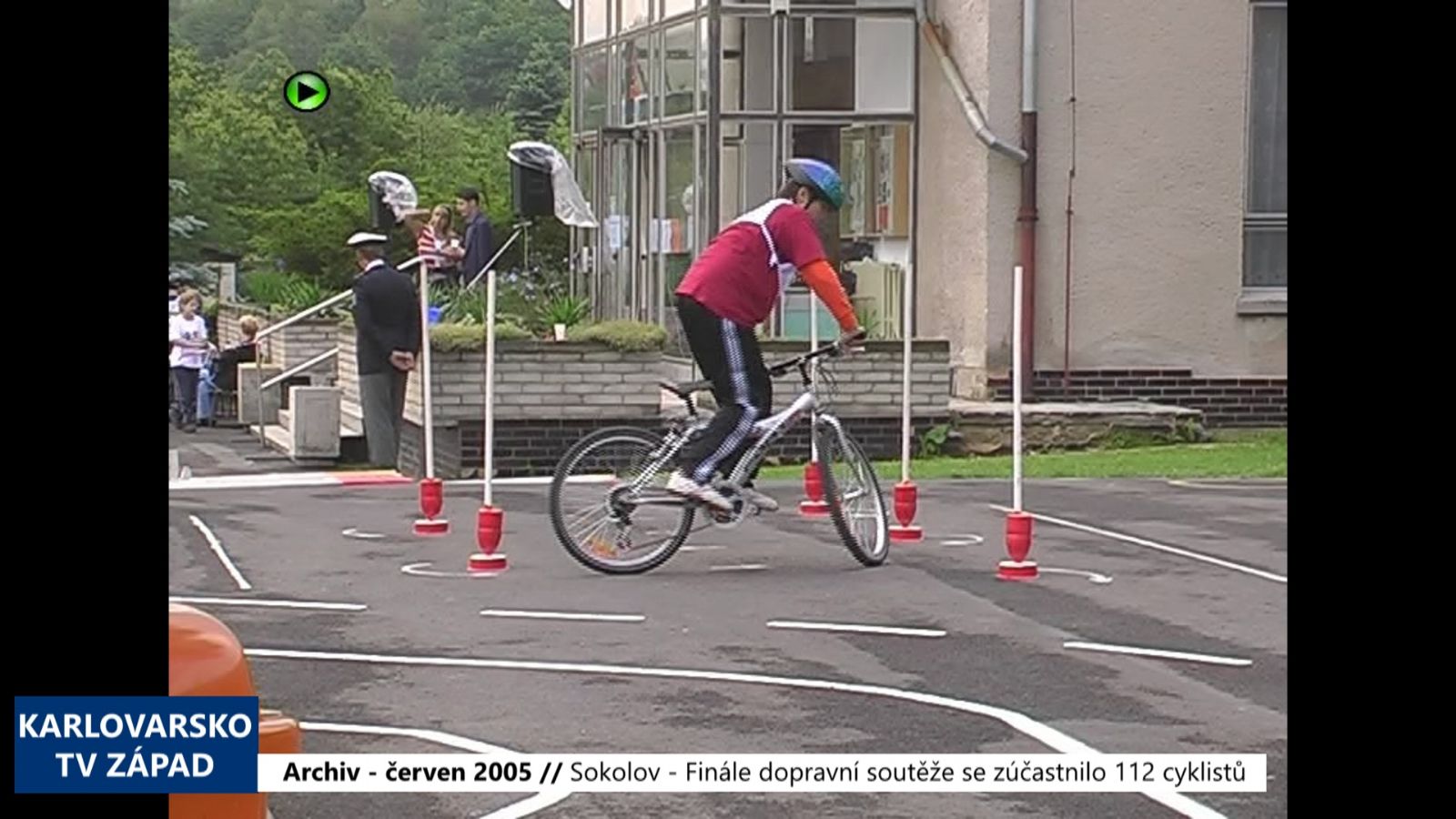 2005 – Sokolov: Finále dopravní soutěže se zúčastnilo 112 cyklistů (TV Západ)